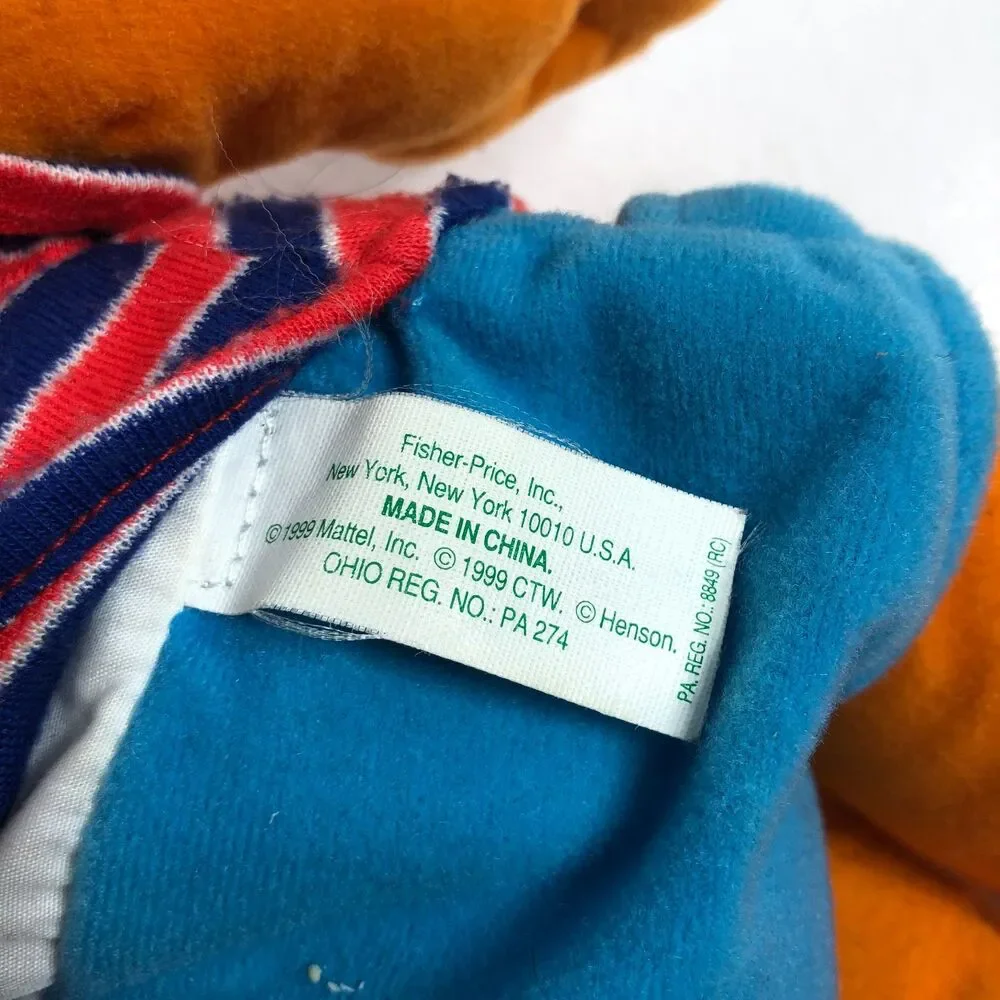 Sesame Street Vintage Fisher Price 1999 Check Up Ernie Works
